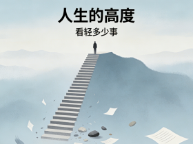 【自律哥觉察报告】第1699篇:人生的高度是你看轻了多少事