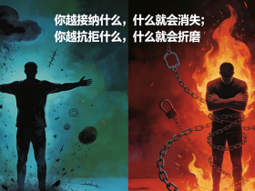 【自律哥觉察报告】第1732篇:你越接纳什么,什么就会消失;你越抗拒什么,什么就会折磨