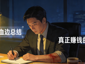 【自律哥觉察报告】第1734篇:真正赚钱的人都在边流血边总结