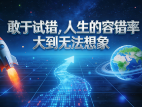 【自律哥觉察报告】第1669篇:敢于试错,人生的容错率大到无法想象