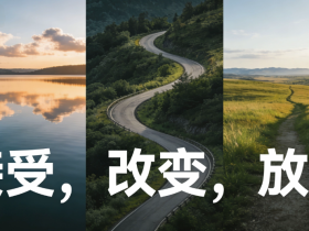 【自律哥觉察报告】第1676篇:接受,改变,放下