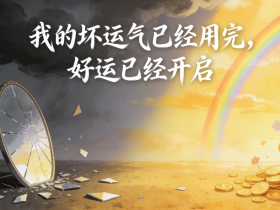 【自律哥觉察报告】第1702篇:我的坏运气已经用完,好运已经开启