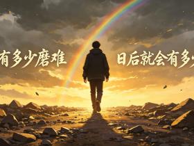 【自律哥觉察报告】第1773篇:现在有多少磨难,日后就会有多少幸运