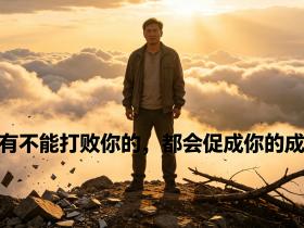 【自律哥觉察报告】第1790篇:所有不能打败你的 ,都会促成你的成长