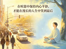 【自律哥觉察报告】第1793篇:在喧嚣中保持内心平静,才能在漫长的人生中笑到最后