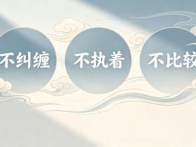 【自律哥觉察报告】第1804篇:不纠缠,不执着,不比较
