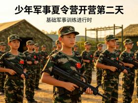 【自律哥觉察报告】第1863篇:少年军事夏令营开营第二天