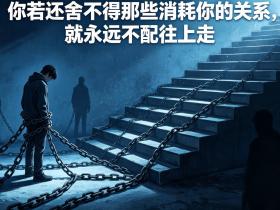【自律哥觉察报告】第1886篇:你若还舍不得那些消耗你的关系,就永远不配往上走