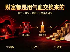 【自律哥觉察报告】第1956篇:财富都是用气血交换来的