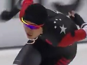 中国速滑首夺金牌，历史上第一次夺取速度滑冰男子1500米金牌